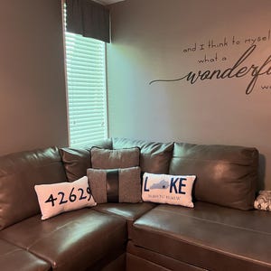 Zip Code Pillow, Housewarming Gift, Punch Needle Custom Pillow, Personalized New Home Gift, Custom Cushion, Gift for Couple, First Home Gift