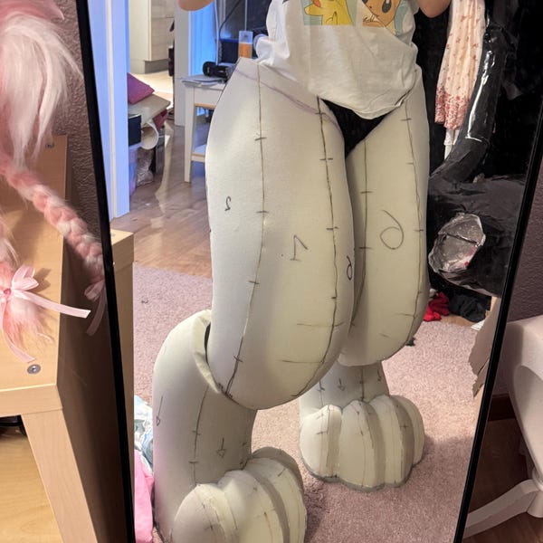 DIGITAL Digitigrade Leg Padding Template for Fursuits & Cosplay - PDF ...