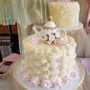 Tea Party Cake Tea Party Bridal Shower Cake Topper