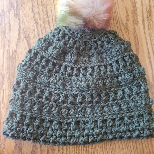 Crochet Pattern - INSTANT PDF DOWNLOAD - Crochet Beanie - Nellas ...