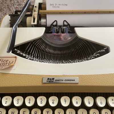 Olympia Deluxe Report Cursive Portable Typewriter Ribbon With - Etsy