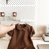 Girls Blouse PDF Sewing Pattern – Peter Pan Collar – Puff Sleeves ...