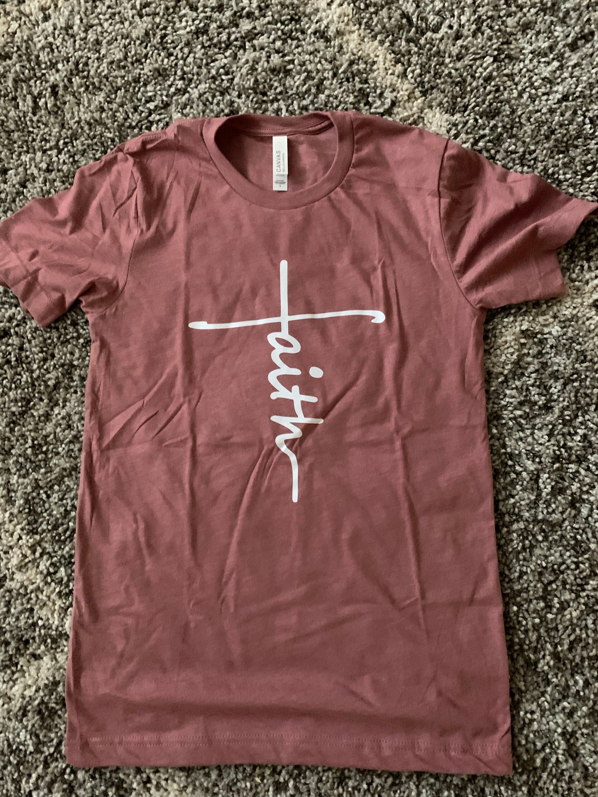 Faith Shirt, Faith Cross Shirt, Christian Gift, Faith Gift, Christian Shirts , Love and Grace Shirt, Faith Cross, Vertical Cross, Jesus