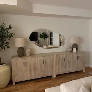 Biga Asymmetrical Mirror Home Decor Aesthetic Wall Mirror Bathroom Design Irregular Custom  Design Mirror