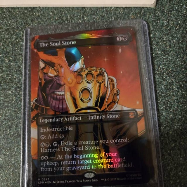 The Soul Stone (infinity Gauntlet) (holo) (PROXY) - Etsy