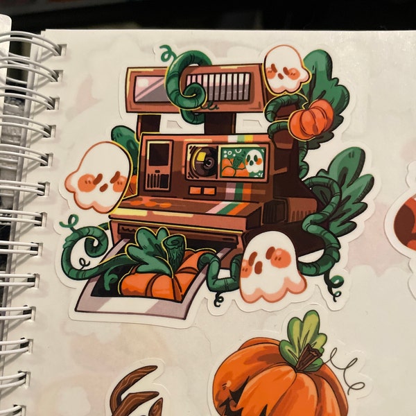 Halloween Instant Camera Waterproof Stickers! - Etsy