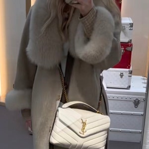 Genuine Gold Fox Fur Freudenberg Comfortemp® Coat