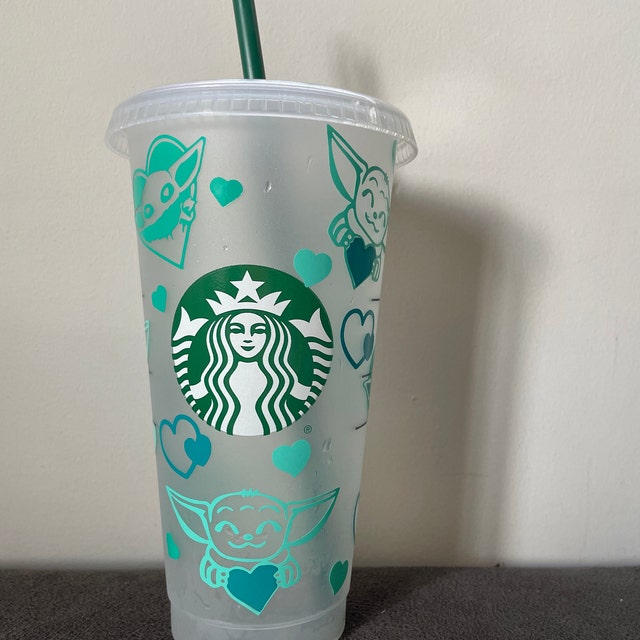 Starbucks Custom Cold Cups - Baby Yoda