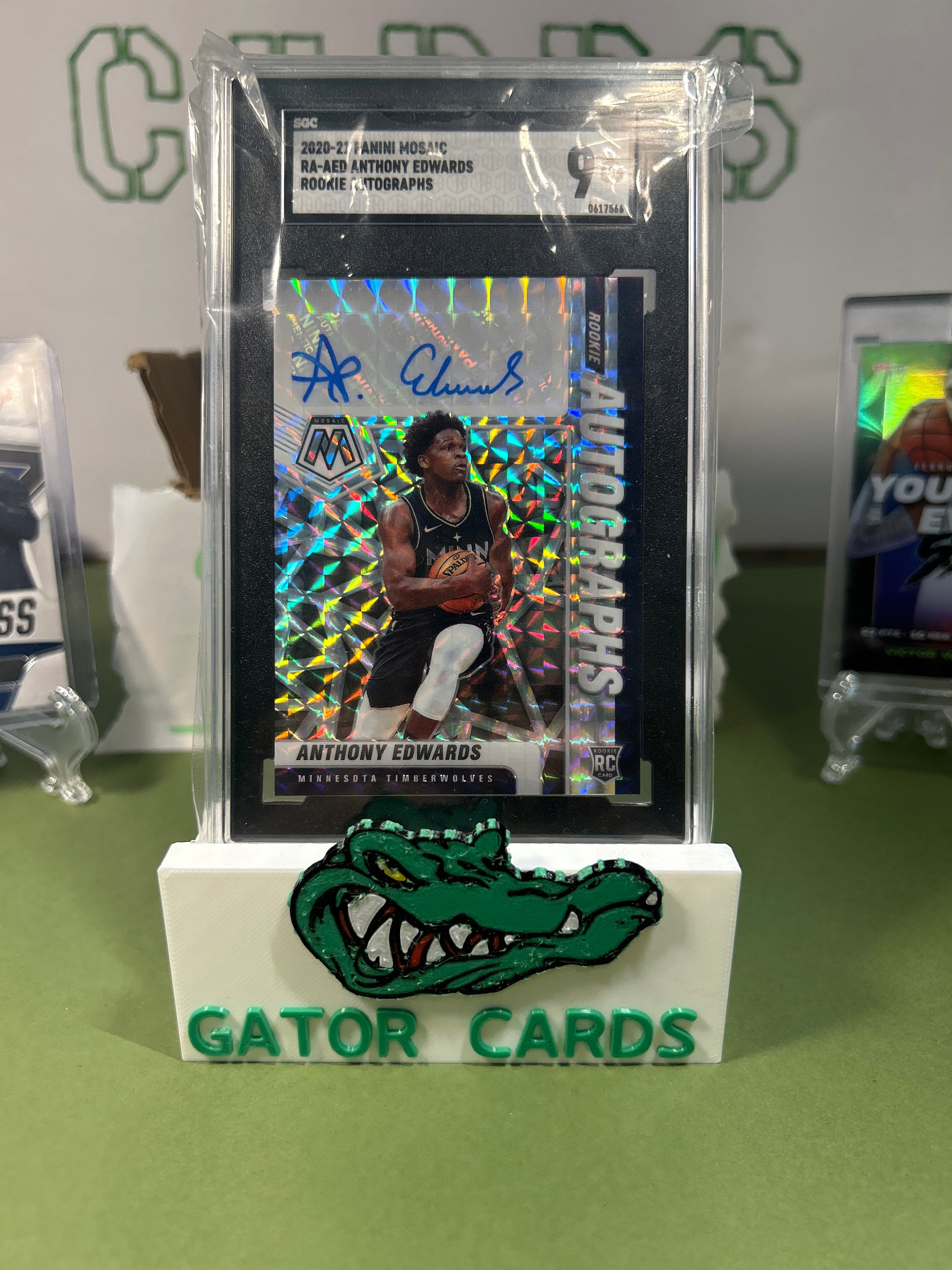 Custom Logo Trading Card Holder Personalized Display Stand Sports Cards for breakers and live stream sellers TCG 3D Printed