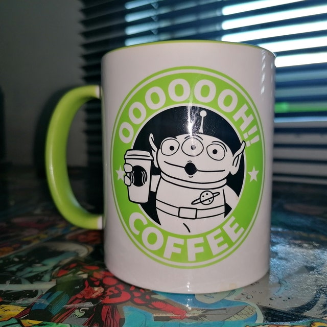 Toy Story Mug Buzz Lightyear Mug Disney Mug Starbucks Mug Disney Starbucks  