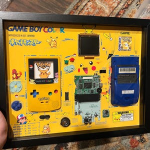 フレーム付きゲームボーイの分解、分解アート、ゲームボーイの分解