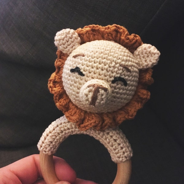 Crochet Baby Rattle _ Lion (pattern + Pictorial) - Etsy