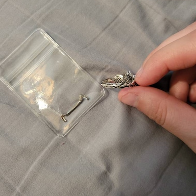 White Gold Filled Womens Ring Guard Adjuster Creates A Custom Fit - Etsy
