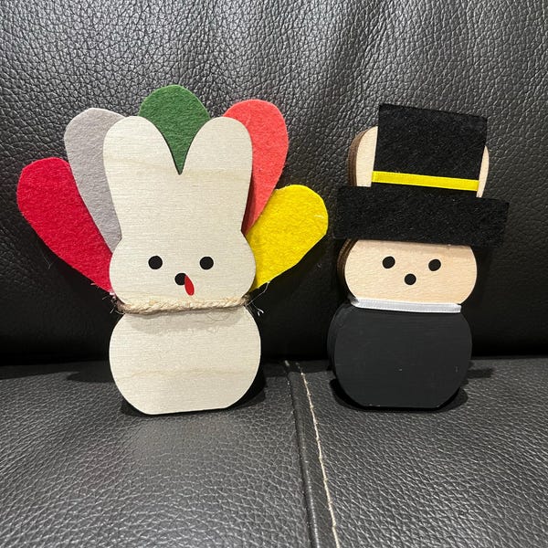 Frazzled BUNNY Standing Faux Fur Spring Decor I’m Fine It’s Fine Gift ...