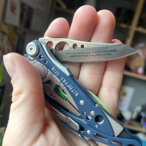 Engraved Leatherman Skeletool CX Groomsmen Multi Tool Gift
