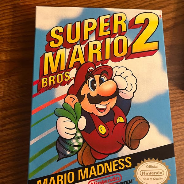 Super Mario Bros. 3 Left Variant Replacement Box Nintendo NES Highest ...