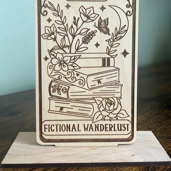 Girl Reading Book Framed Wood Sign | Book Themed Sign - Etsy