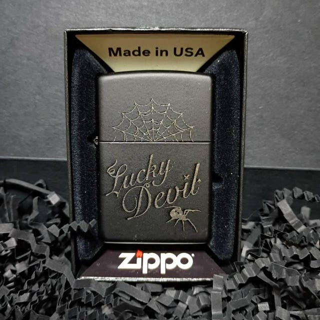 Zippo X Psychic Circle Oddities - Refillable Lucky Devil Lighter