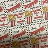 Back to School Popcorn Gift Tags, Just Poppin by to Say Welcome Back to ...