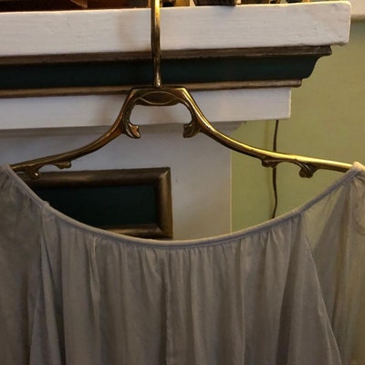 Vintage Brass Wedding Dress Hanger-antique Bridal Hangers-old Brass ...