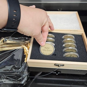 Personalize Your Own Brass Coins Custom Engraved Gifts for Groomsmen - Etsy