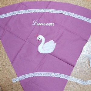 [Swan]オーダーページ Royal Swan Embroidery Design | Swan Princess | Machine