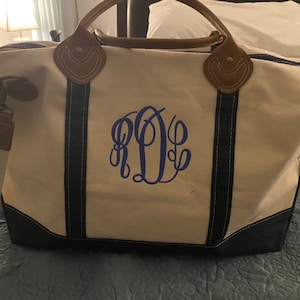 Extra Large Monogram Tote Bag Monogram Duffle Bag Large Travel Tote Mothers  Day Gift Back to School Graduation Gift College Life 