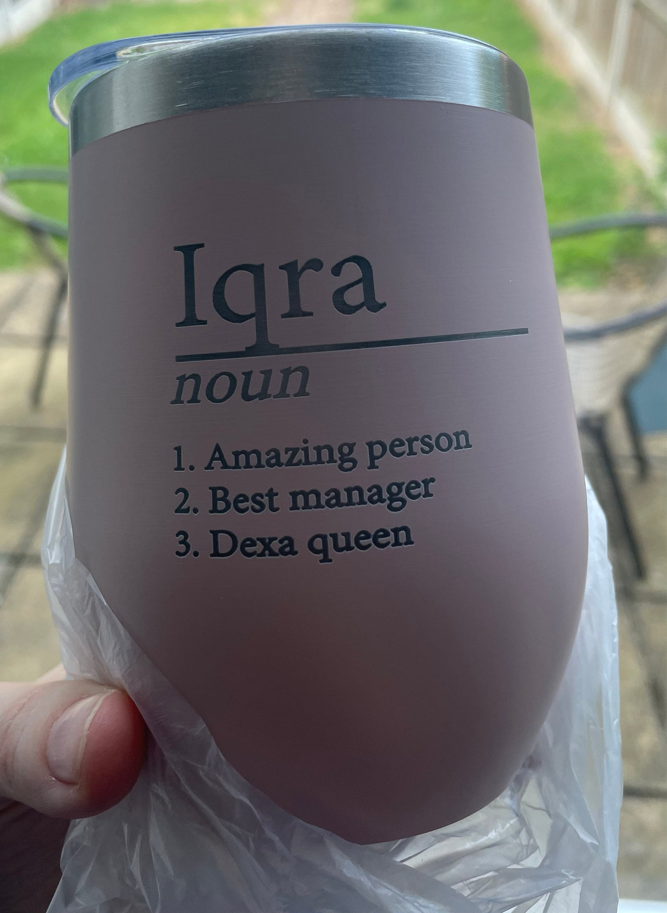 Personalised Name Definition Thermos Travel Cup Laser Engraved Gifts Ideas Presents For Mum Dad Birthday Christmas Mothers Fathers Day