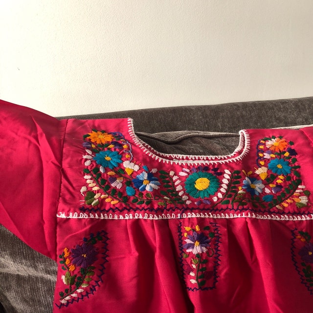 SALE Crossbody Handbag Mexican Embroidered Jody Fucsia | Etsy