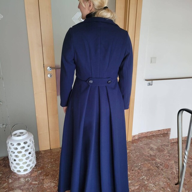 ジャケット・アウター 80s maxi wool long coat vintage mode Online Vintage Store | 80's Men Wool Blend Overcoat in Dark