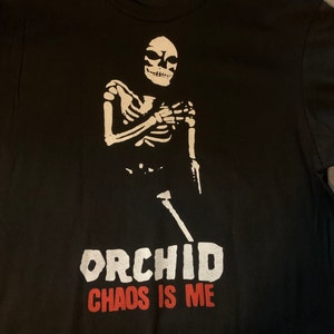 ORCHID Chaos is Me T-shirt (hardcore Band) - Etsy