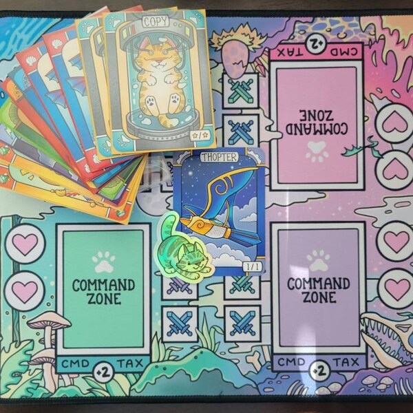 Command Zone Playmat/deskmat - Etsy