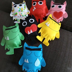 the colour monster soft toy