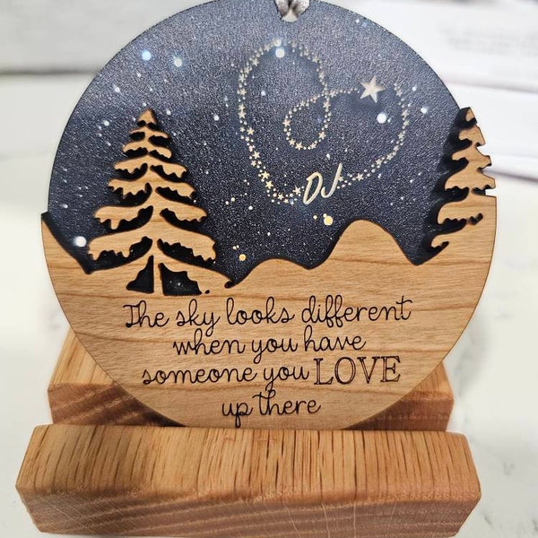 Customizable Pet Ornament, Cat Memorial Ornament, Personalized Pet Gift