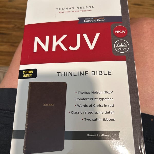Personalized ESV Large Print Study Bible Thumb Indexed Mahogany