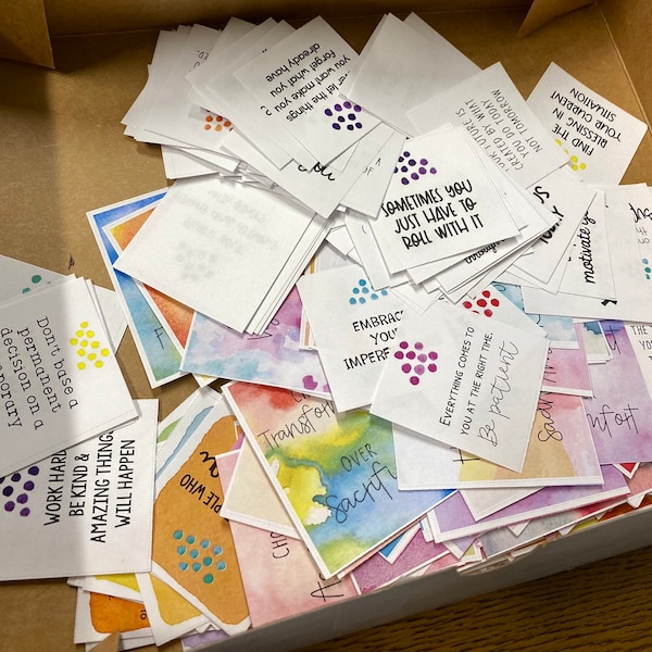 Positive Thinking Motivational Cards - Set 3 - Inspirational Cards ...