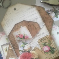 Pocket Tags, Loaded Envelope, Junk Journal Kit, Printable Ephemera ...