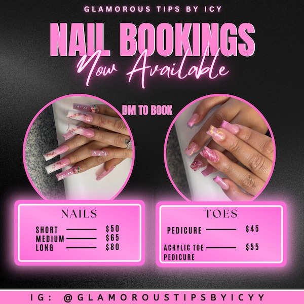 Braids Price List Flyer Template, Price Sheet, Pricelist Flyer, Pricing