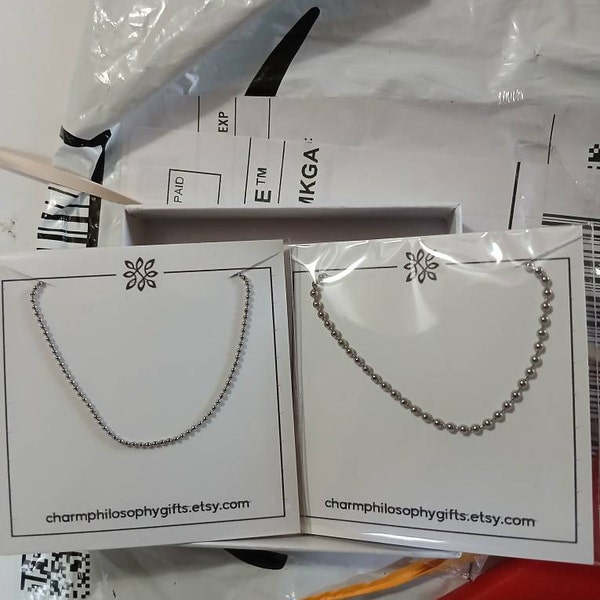 5MM BALL CHAIN WITH TOGGLE main image 1