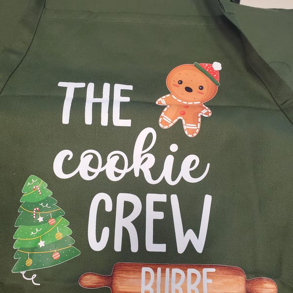 Custom christmas apron