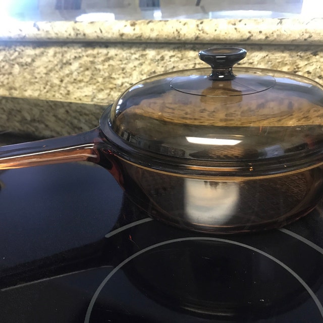 12 Piece Corning Pyrex Amber Vision Cookware Set #Pyrex  Pyrex glassware,  Copper kitchen accessories, Cookware set