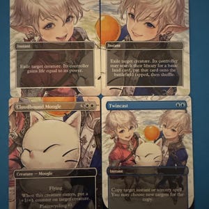 Proxy Final Fantasy XIV Foil Promo Cards: Swords to Plowshares