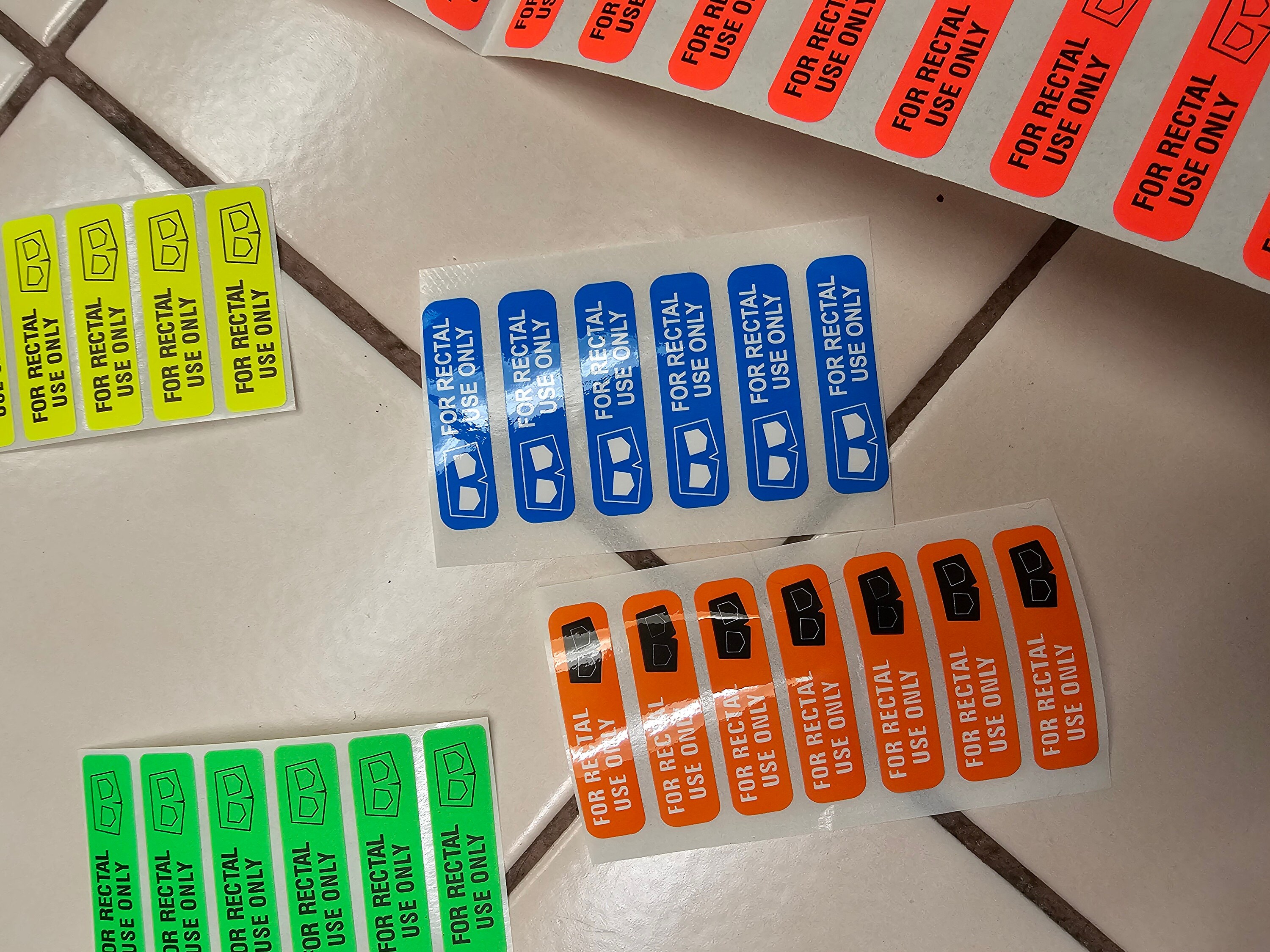 For Rectal Use Only Stickers. Make Everyone Smile with These Funny Sticker Surprises. Fast Shipping from USA