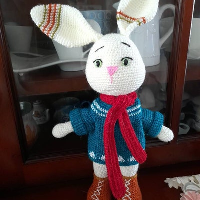 BUNNY Tommi Crochet Pattern Animals Bunny English Amigurumi Toy ...