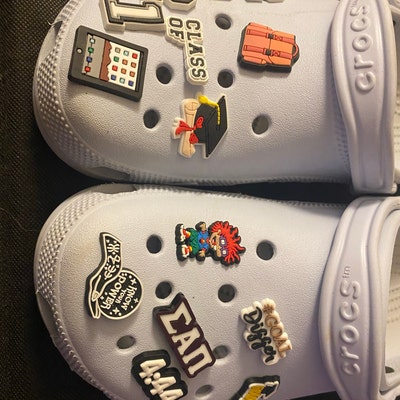 BLACK AND WHITE Croc Compatible Clog Charms Charms for Your - Etsy