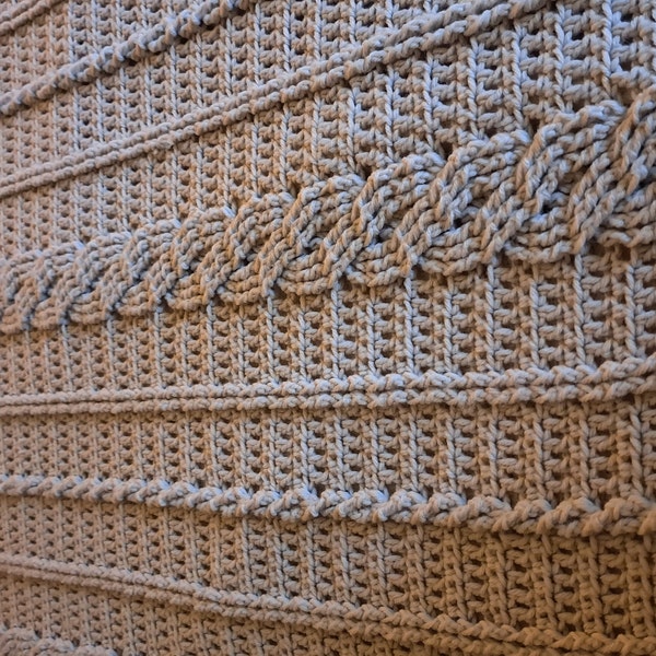 Crochet Victorian Braids Cable Blanket Pattern DIGITAL DOWNLOAD ONLY - Etsy