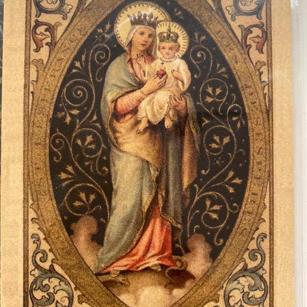 Our Lady of the Sacred Heart Postcard – 3 / 10 / 100 – Based on a ...