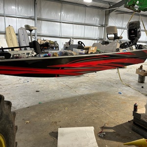 Viper (Red) Boat Wrap Kit Vinyl Graphic Decal 3M - 15 Sizes Available