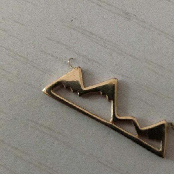 Personalized Mini Numbers Charm Necklace in Solid Gold: 10K, 14K or 18K ...