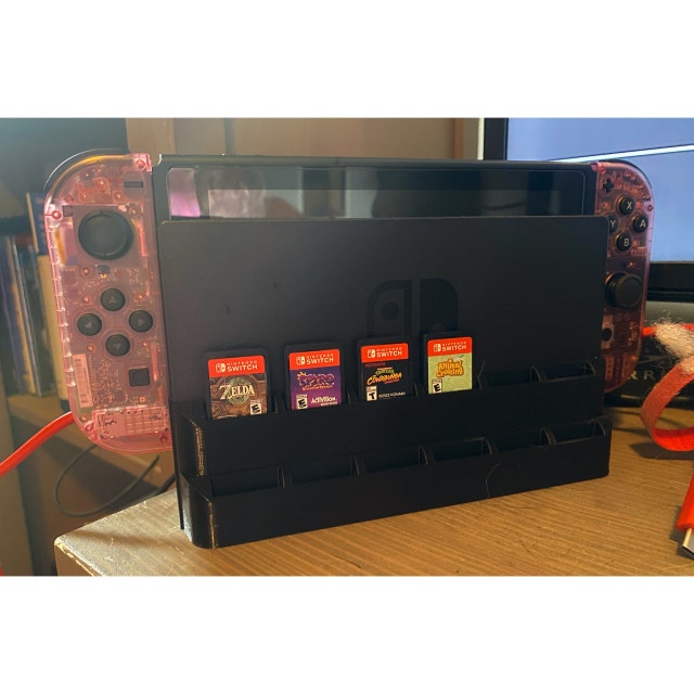 Nintendo Switch Dock Mounted Add-on Game Storage - Etsy Nintendo Switch Dock Mounted Add-on Game Storage - Etsy